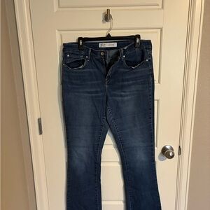 Levi's Dark Blue Boot Cut Jeans sz 12 long